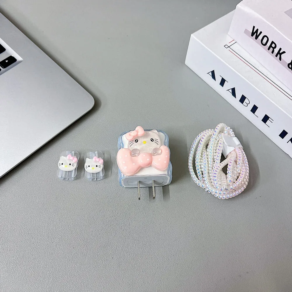 3D Cute Cartoon 20W Charger Case