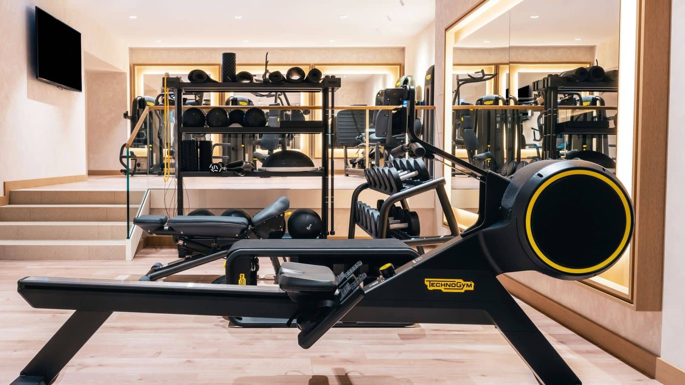 La salle de sport de l'Andaz Prague