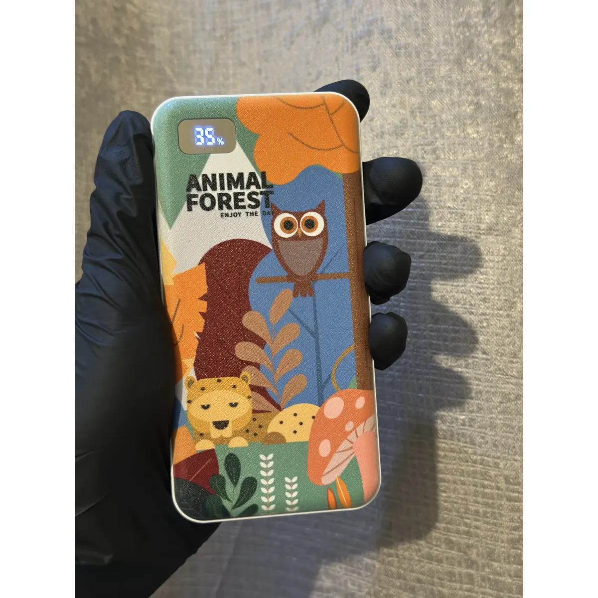 Animal Forest 10000mAh Fast Charging Power Bank with Digital Display