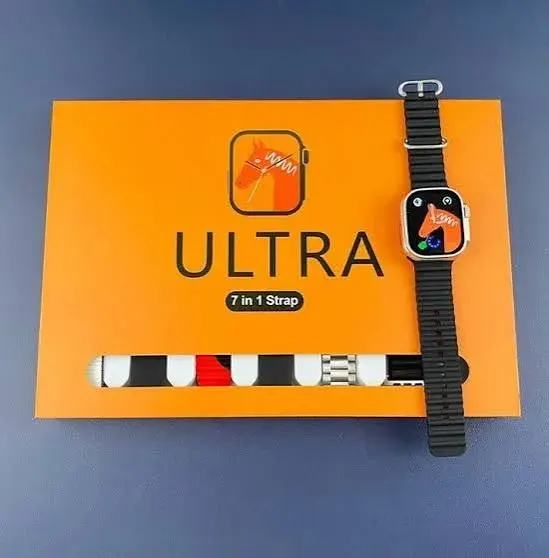 Watch Ultra 7-Strap Smartwatch – Samsung-Style Design