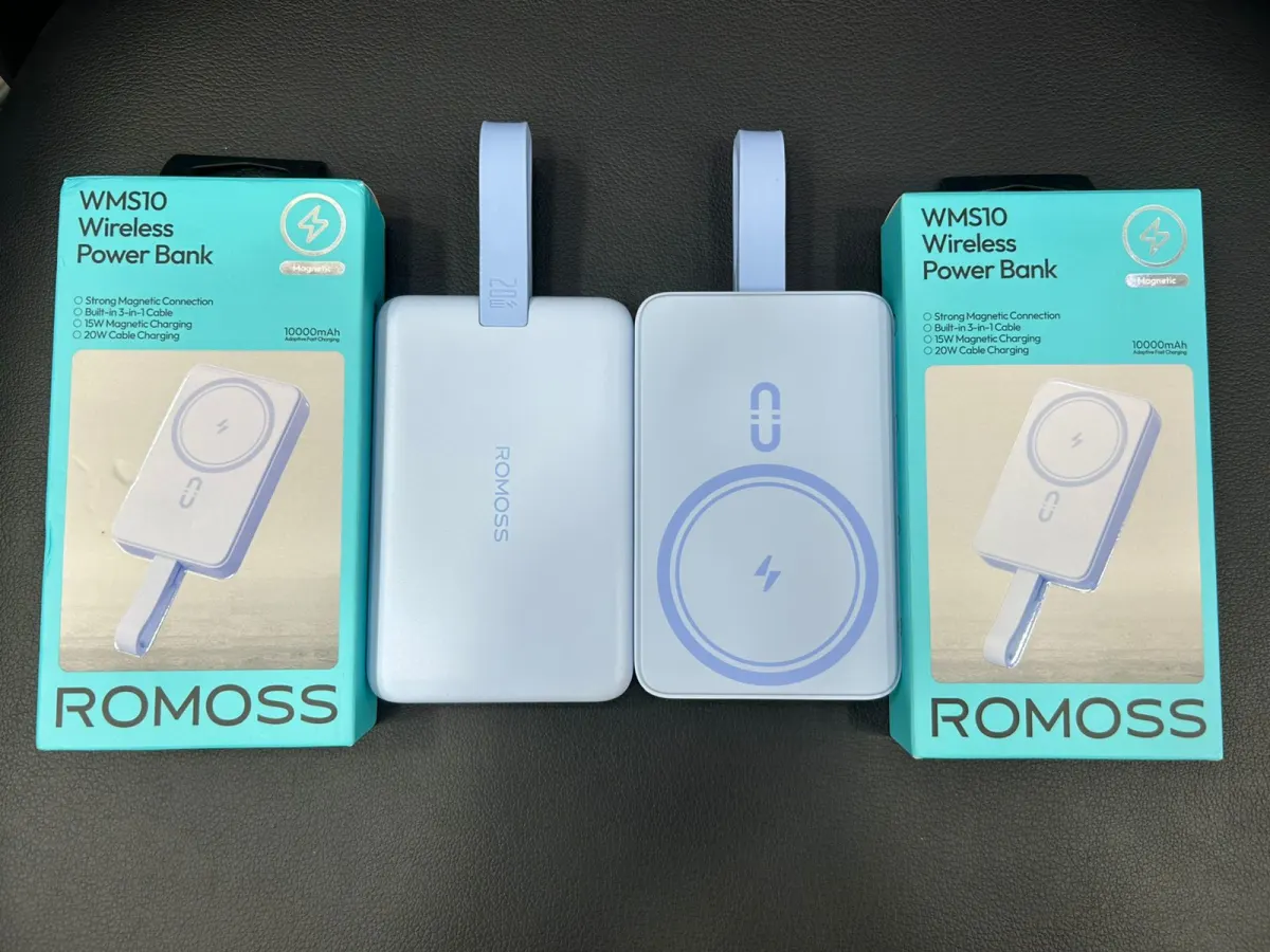 ROMOSS WMS10 Magnetic Wireless Power Bank – 10000mAh