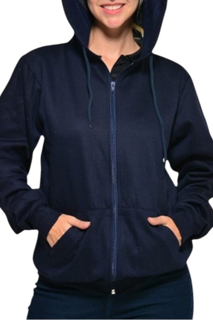 SUDADERA CON CIERRE UNISEX