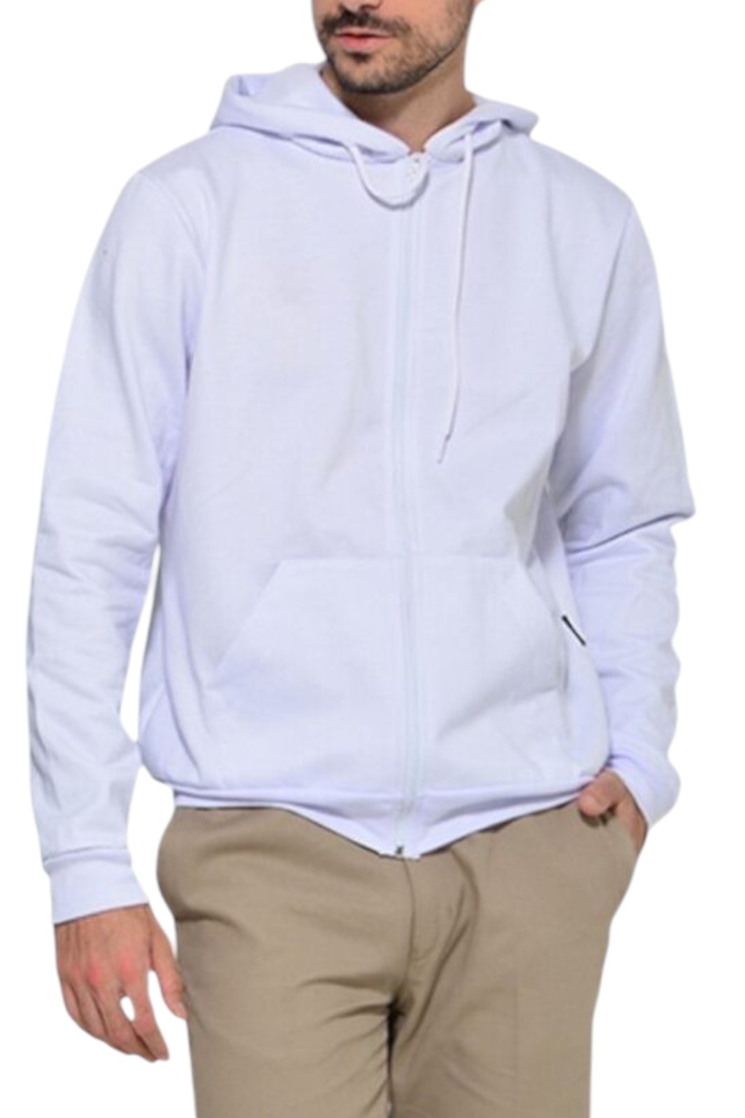 SUDADERA CON CIERRE UNISEX