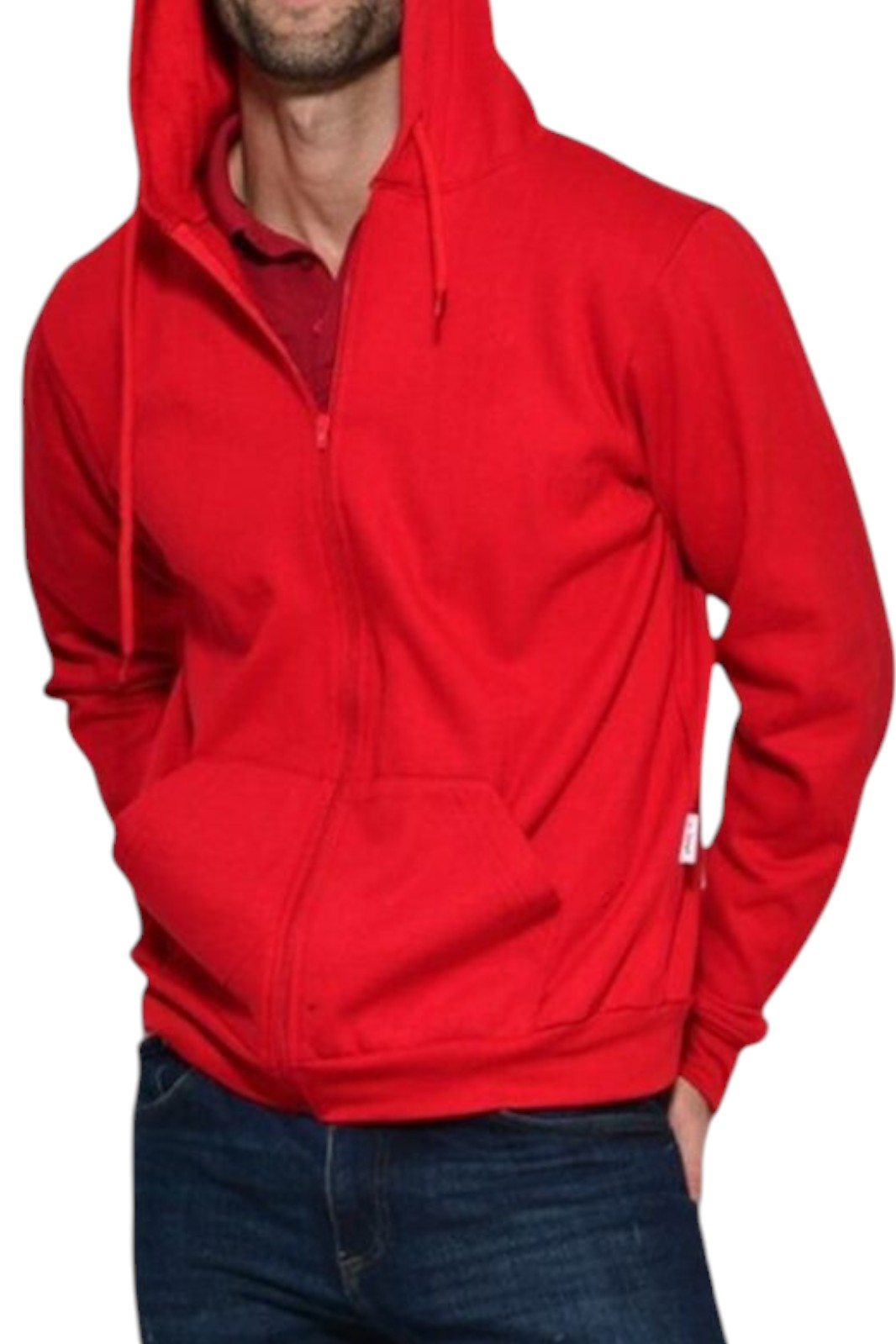SUDADERA CON CIERRE UNISEX