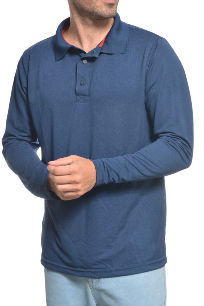 PLAYERA POLO MANGA LARGA
