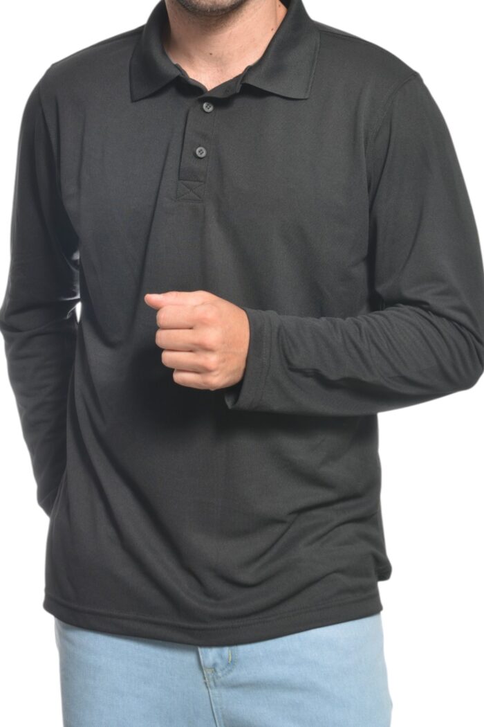 PLAYERA POLO MANGA LARGA