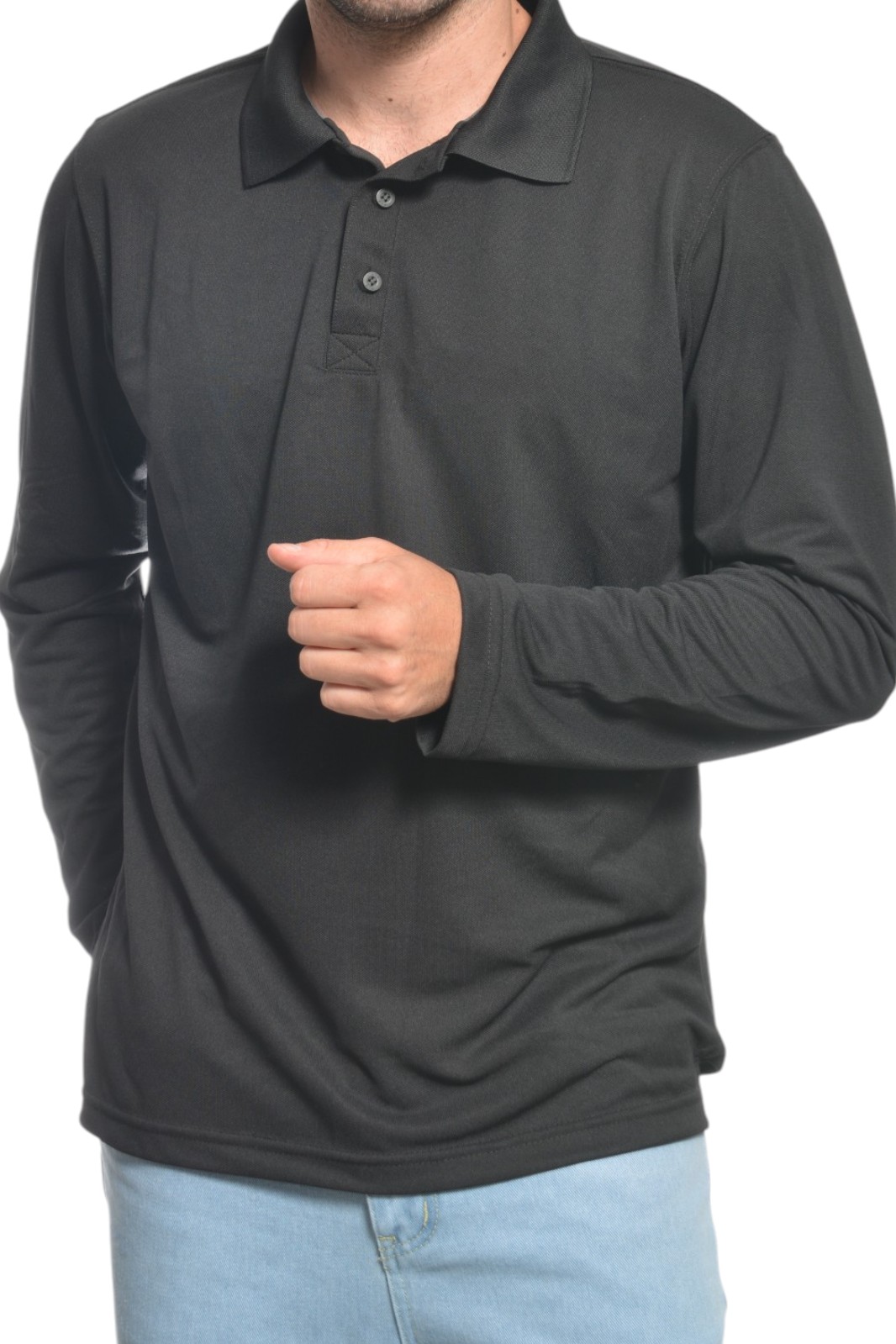 PLAYERA POLO MANGA LARGA