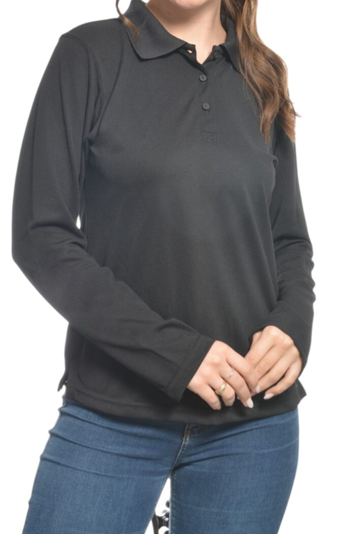 PLAYERA POLO MANGA LARGA