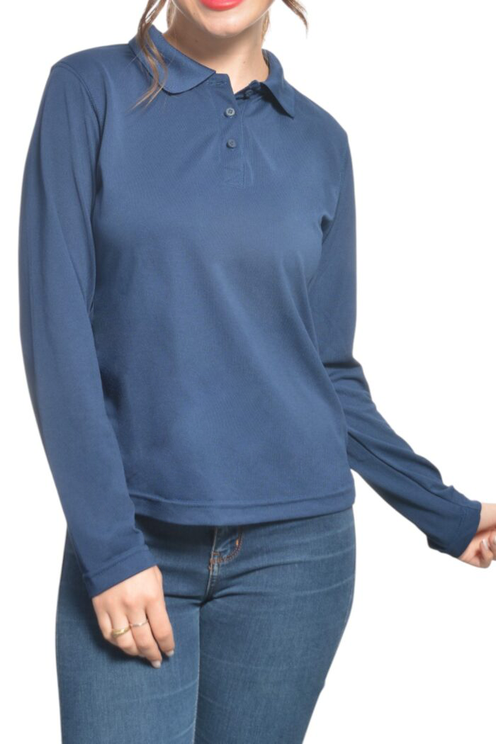 PLAYERA POLO MANGA LARGA