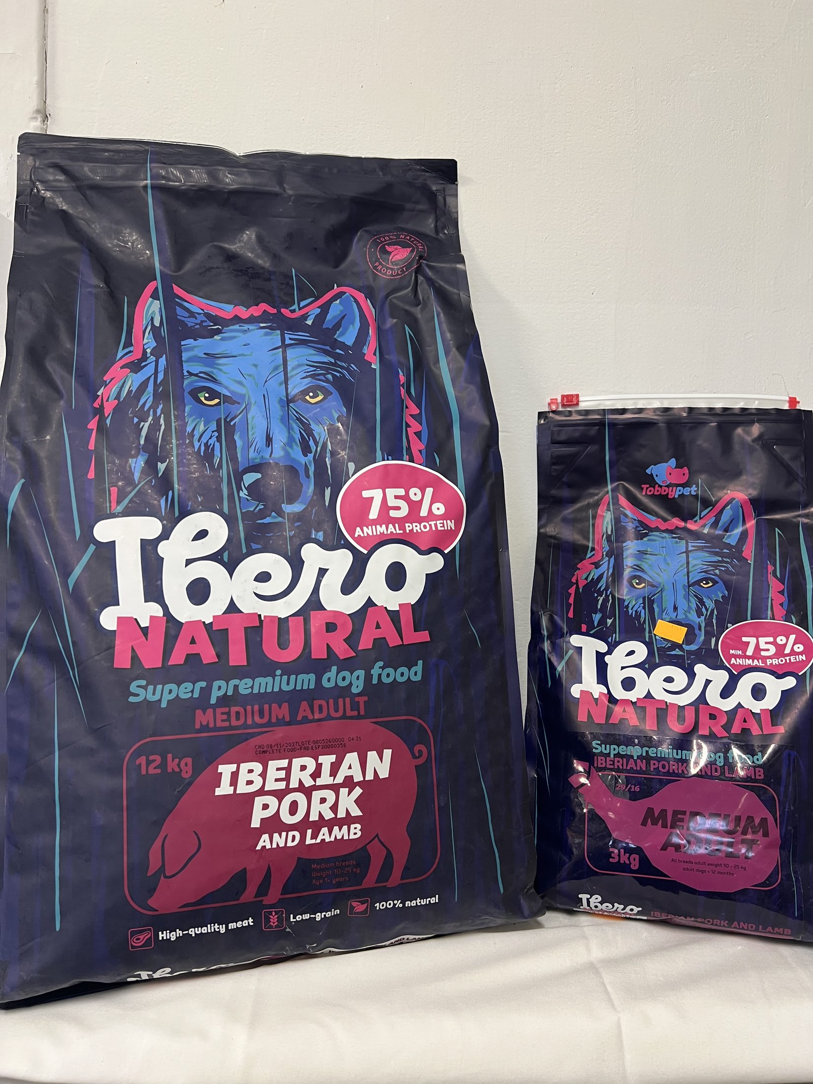 Granule Ibero Natural vo vreciach v predajni