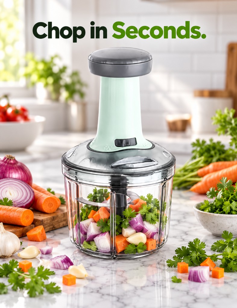 Chop in seconds