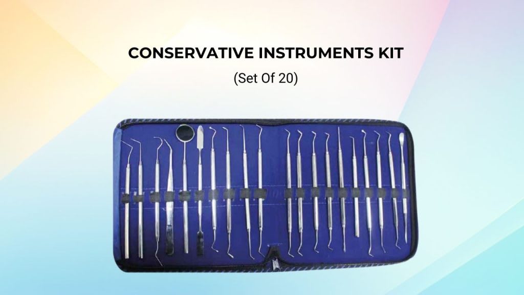 CONSERVATIVE INSTRUMENTS KIT (Set Of 20)
