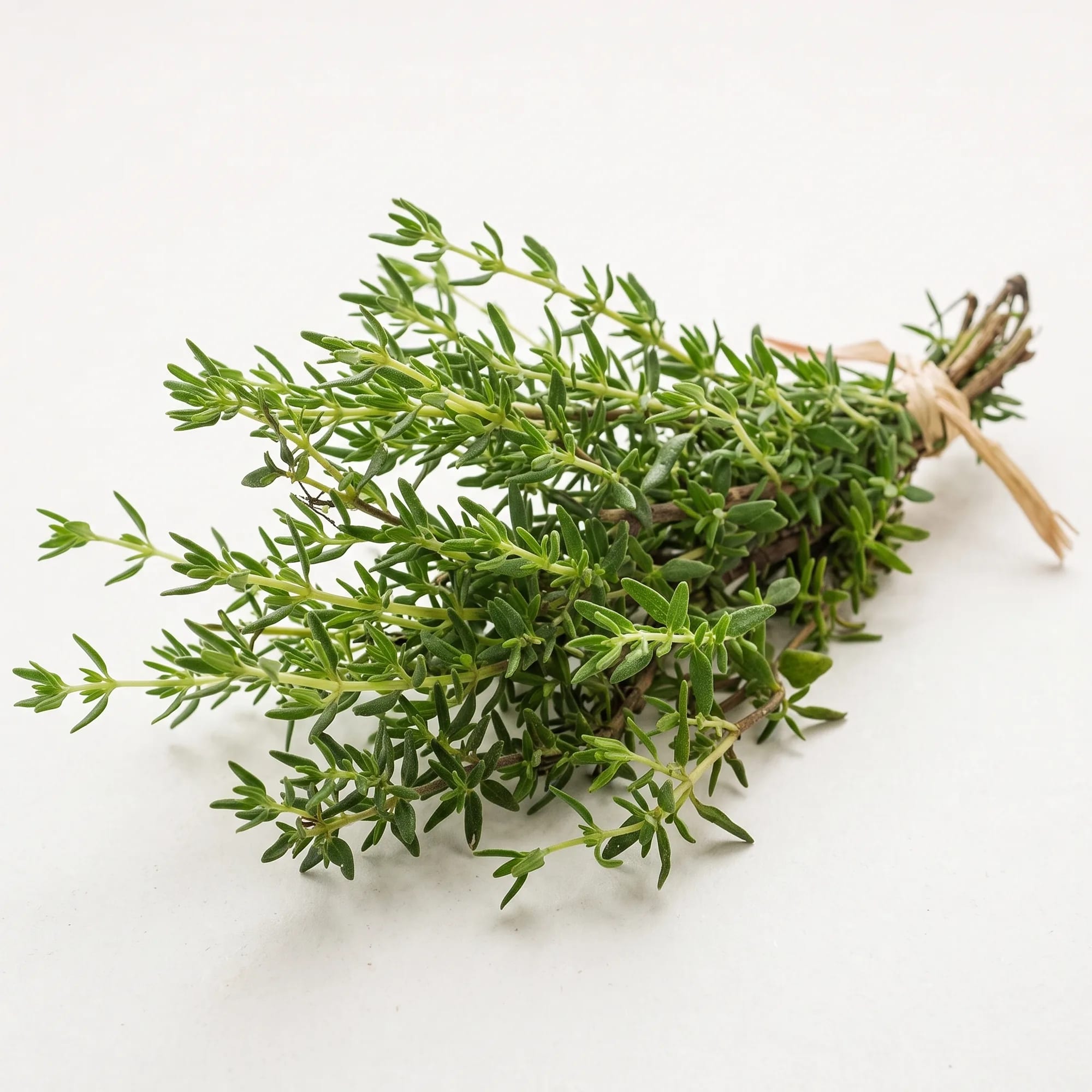 Dried Thyme — bundle of fresh thyme tied with twine (Thymus vulgaris), from Agromel UK