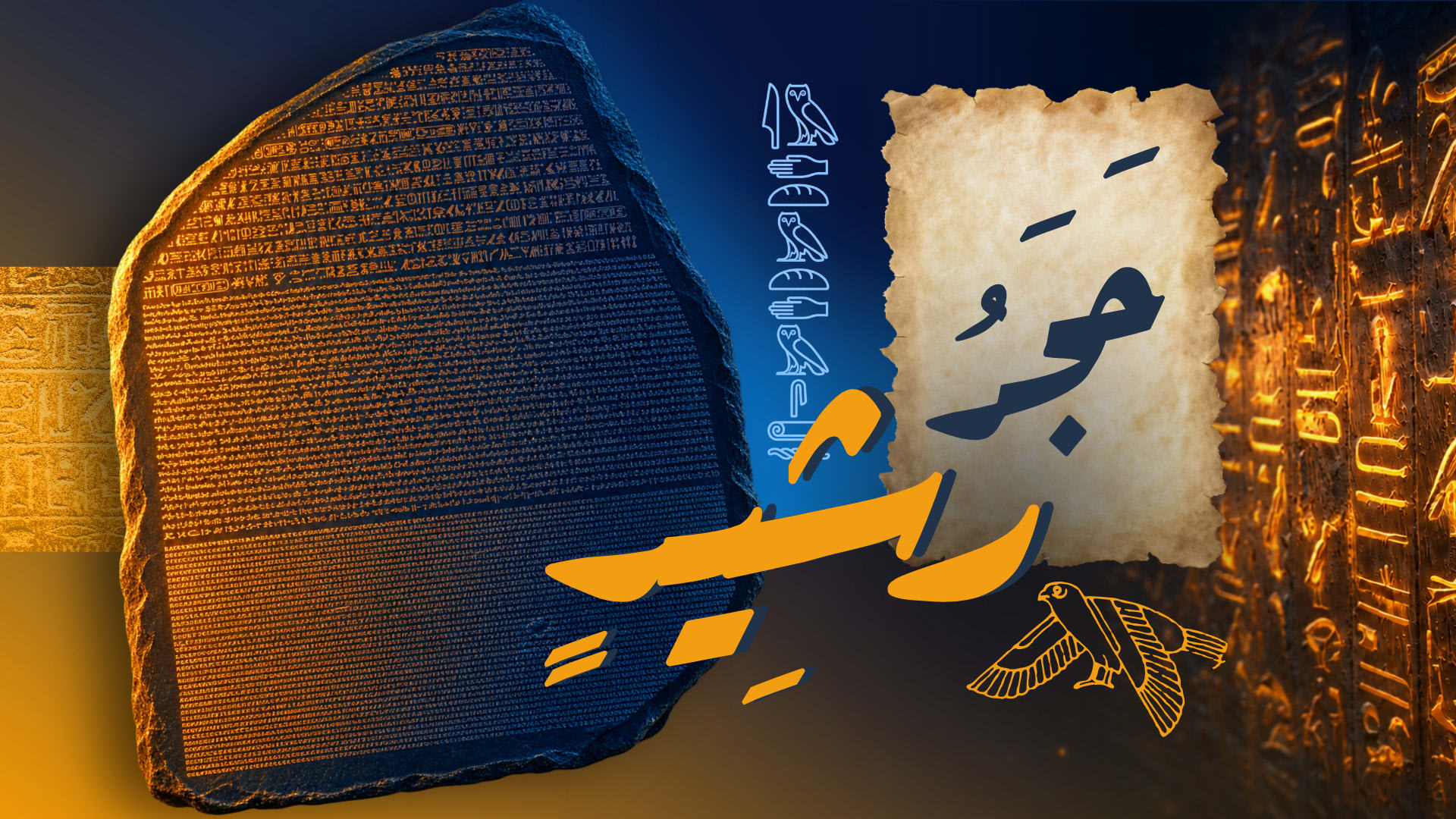 حجر رشيد من الاكتشاف إلى المنفى