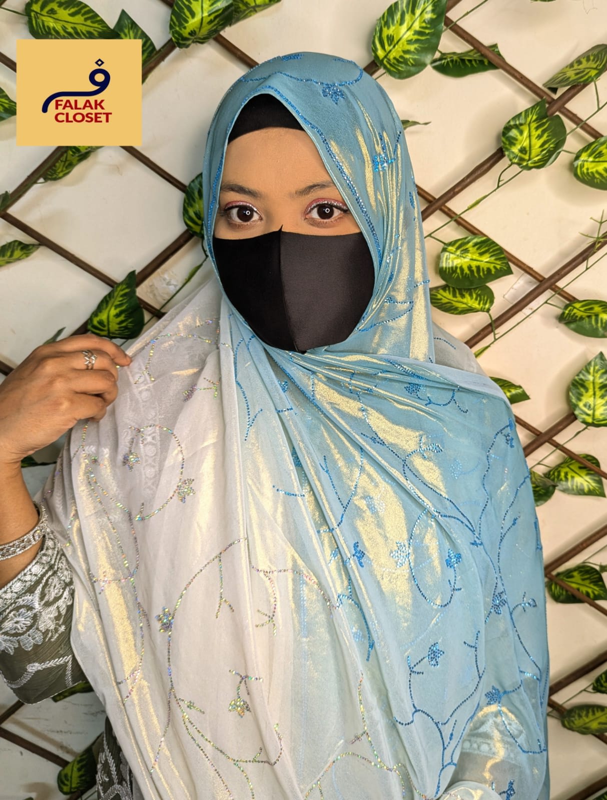 Original Kashkha Diamond Stone Hijab-2