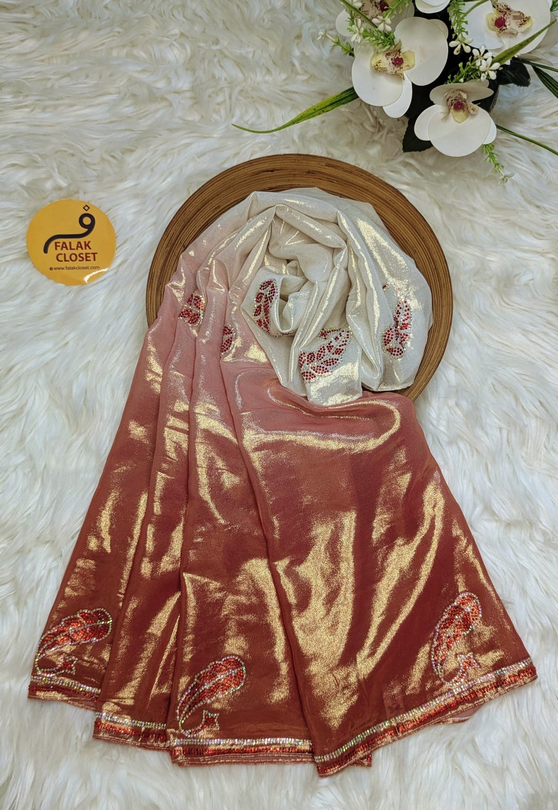 Original Kashkha Diamond Stone Hijab