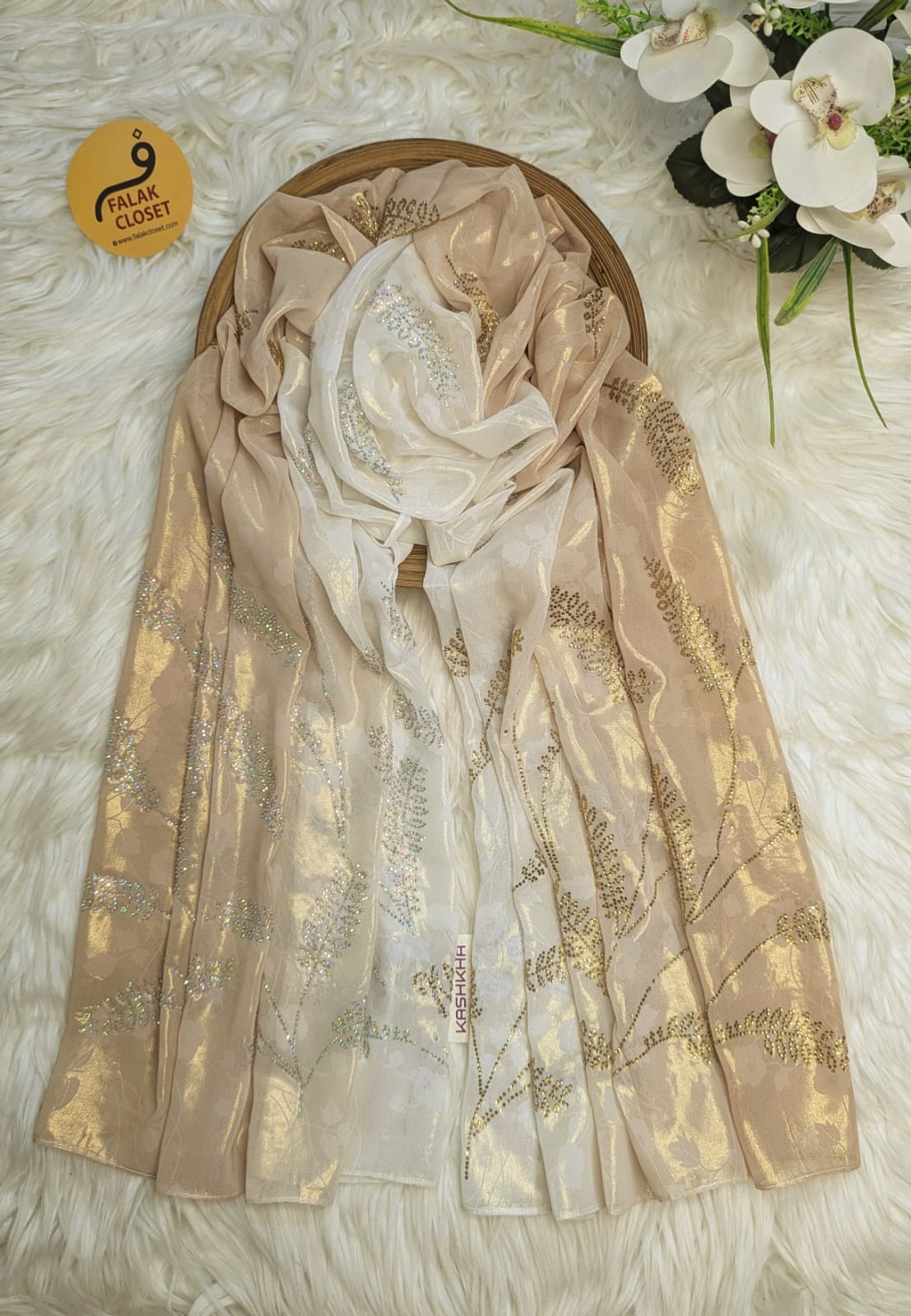 Original Kashkha Diamond Stone Hijab-3