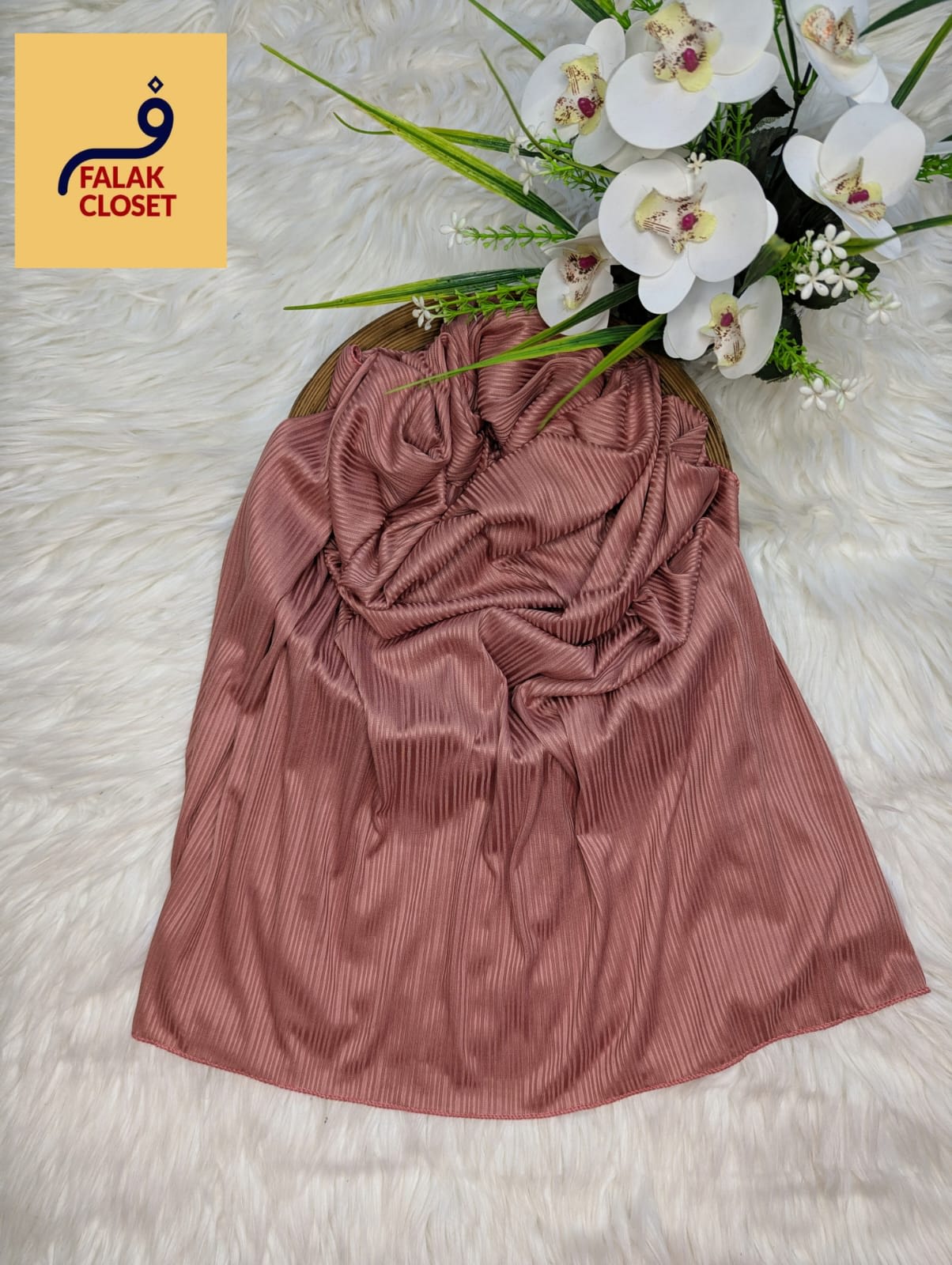 Grid Step Jersey Hijab
