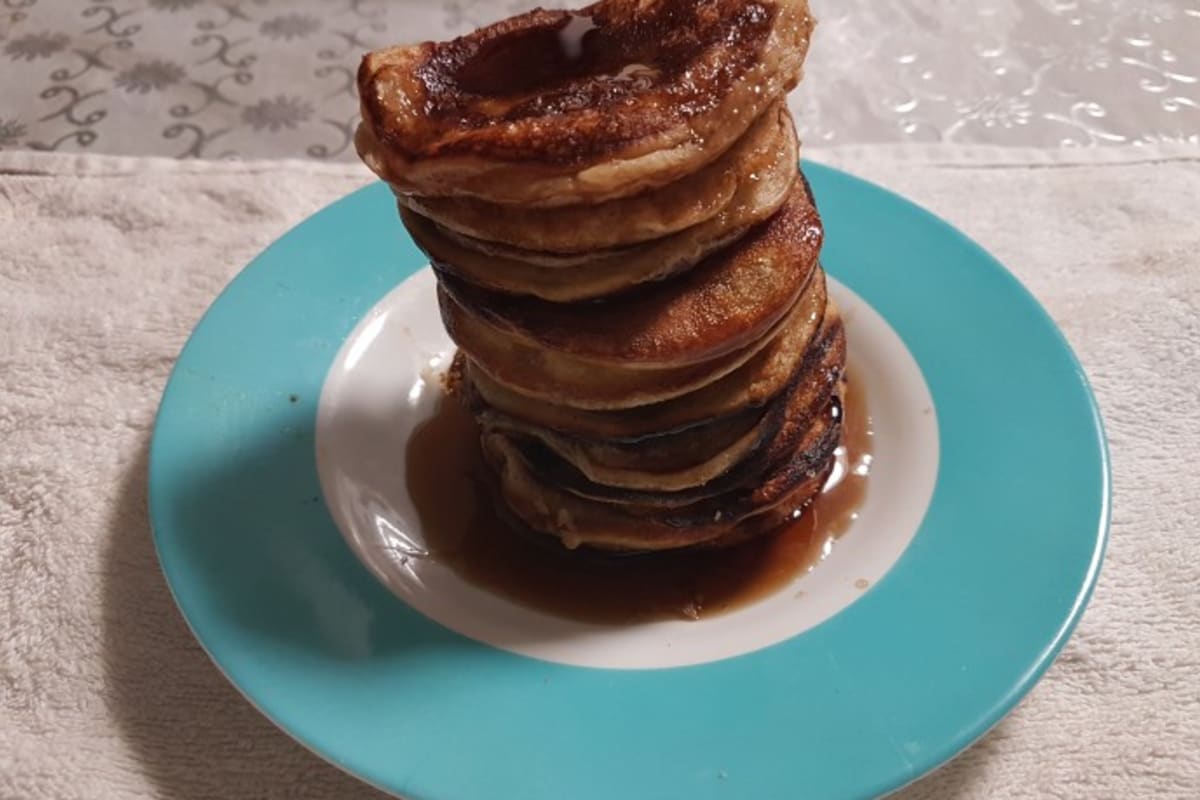 תמונה של מתכון פנקייק מקמח מלא וקוקוס