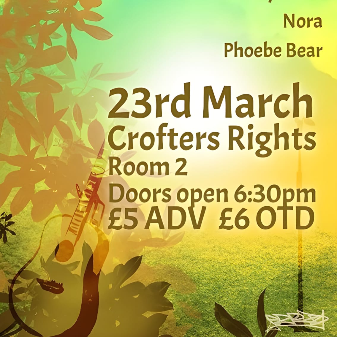 Phoebe Bear - Live at Crofters Rights - A Soulful Evening