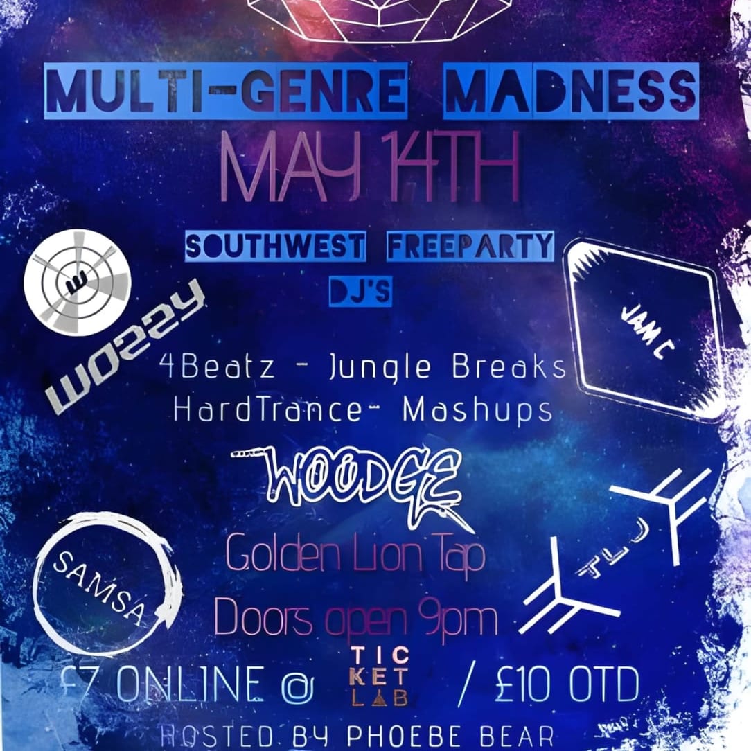 Golden Lion Tap Presents: Multi-Genre Madness - Featuring Phoebe Bear