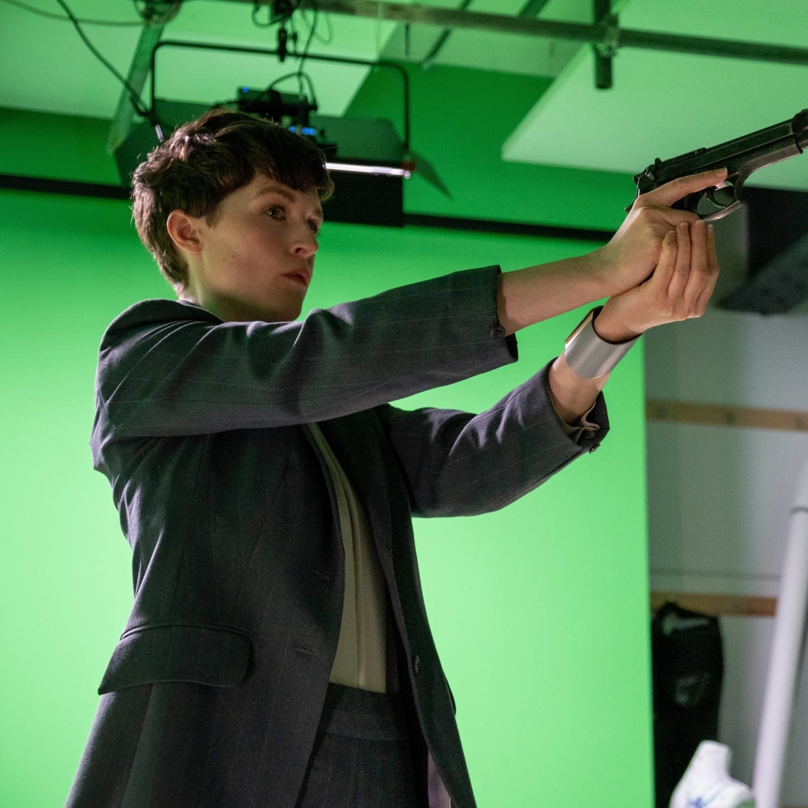 Interrorgation BTS - Sarah Bennington - Photo by Shelby Alexander