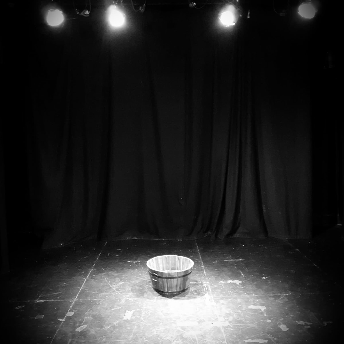 Minimal staging and lots of imagination!