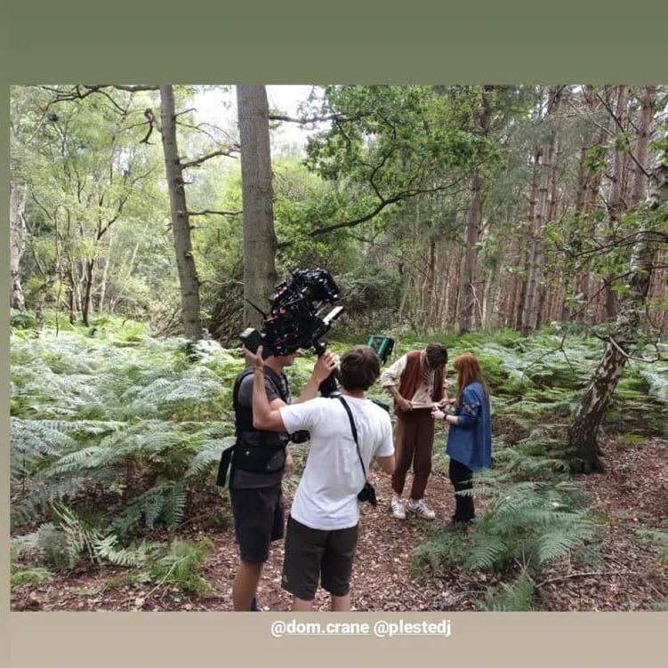 Short film passing through 