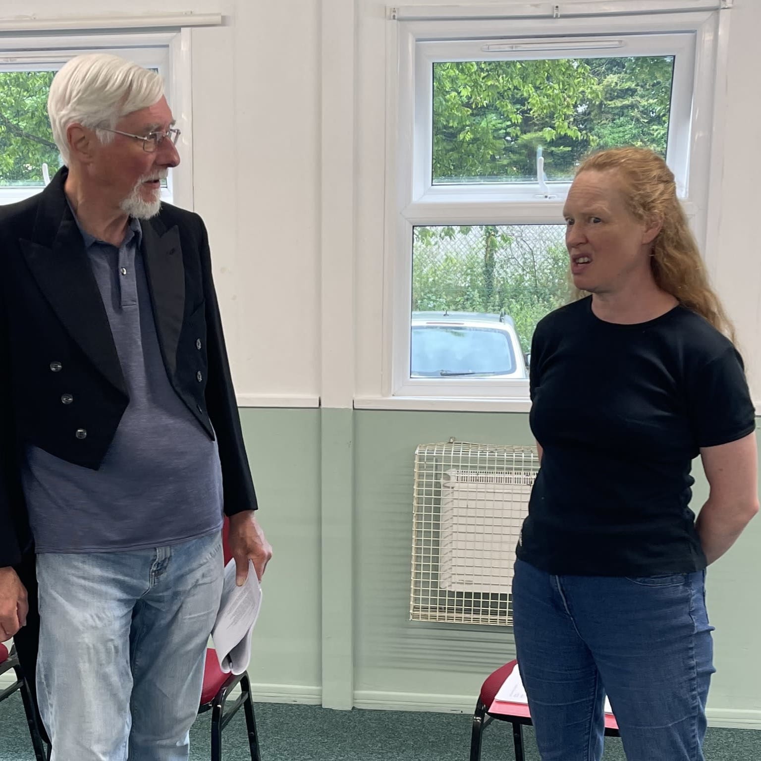 Penny Clegg in Rehearsal