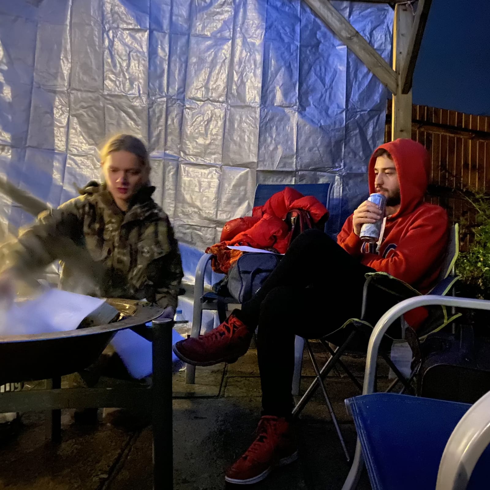 Elle Harding and Karim Hadaya