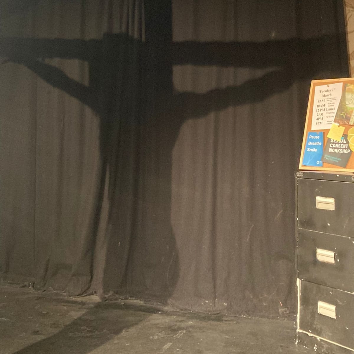 Jesus in The York Crucifixiom (Corpus Playroom)