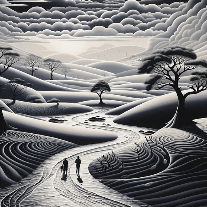 Desert from Taplash Illustruations © Johnny Bull