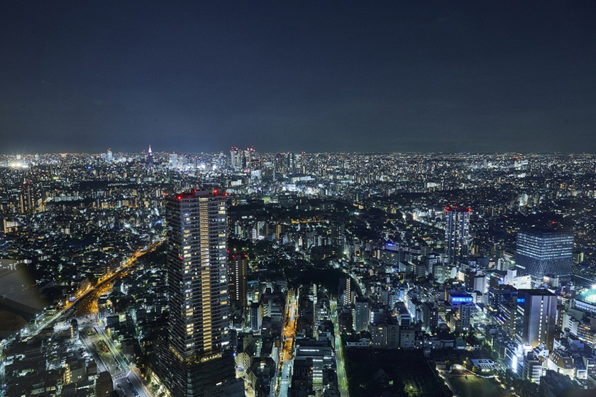 サンシャインシティ展望台夜景