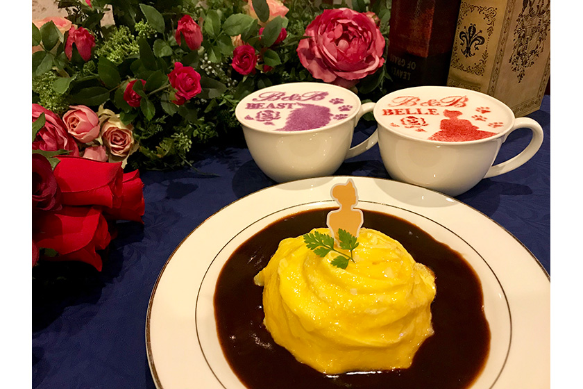 オムライスとラテ