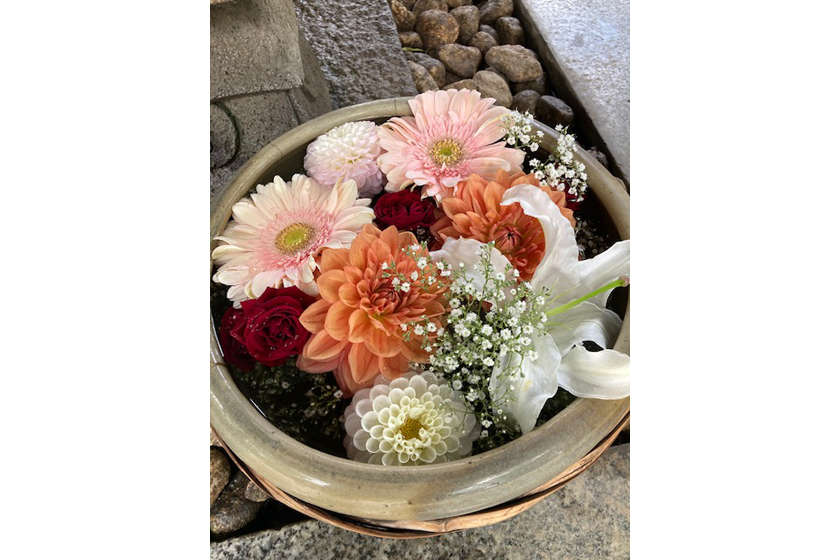 花手水鉢
