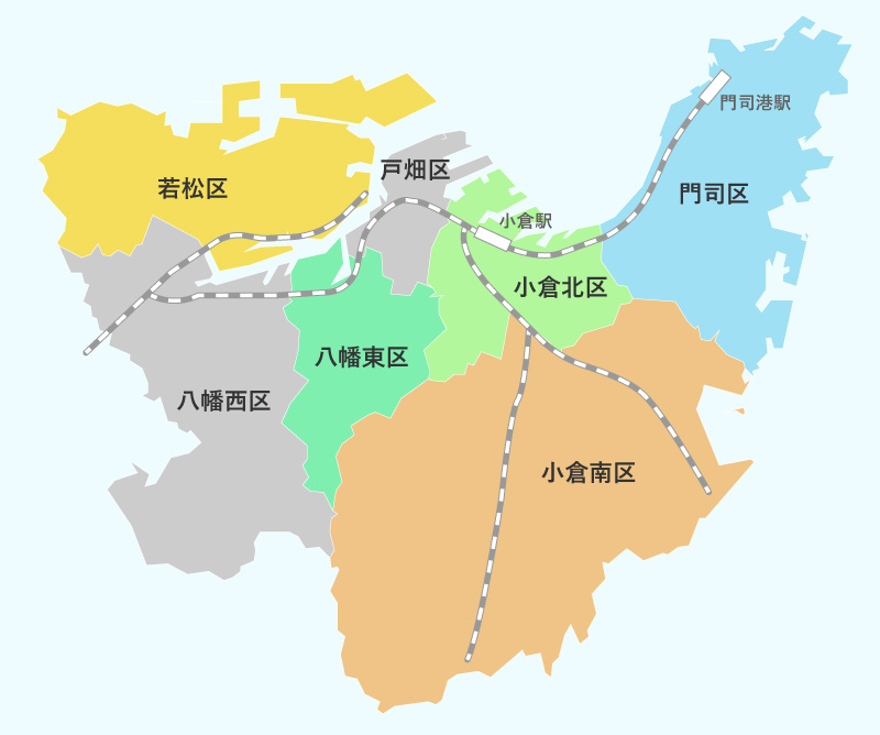 北九州市マップ