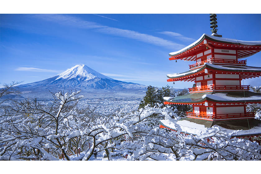 真冬　風景 