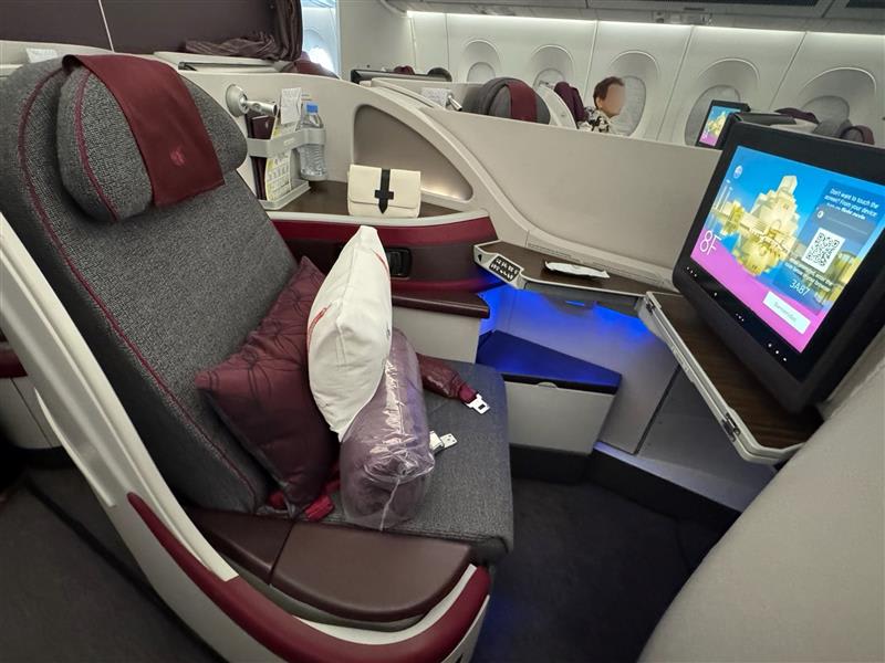 ビジネスクラス座席　カタール航空 A321 ビジネスクラス座席 カタール航空 A321 カタール航空 ビジネスクラス