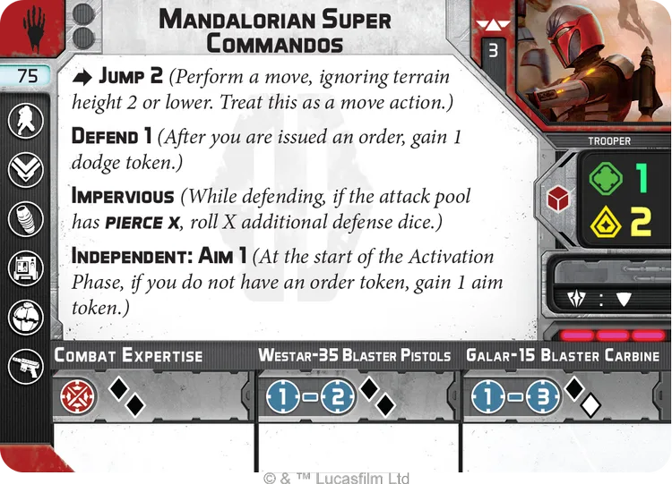 Tabletop Admiral Star Wars Legion and Shatterpoint Army Builder