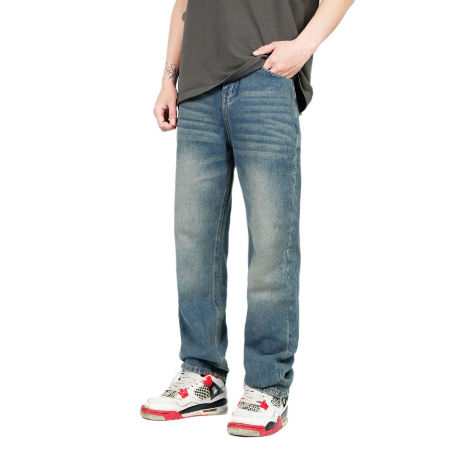 Quần ống suông Xanh SR7707