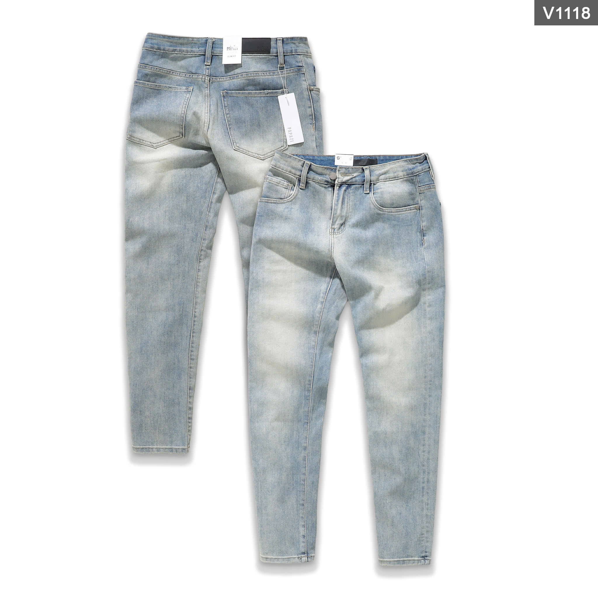 Quần Jean PAPAZI xanh V1118