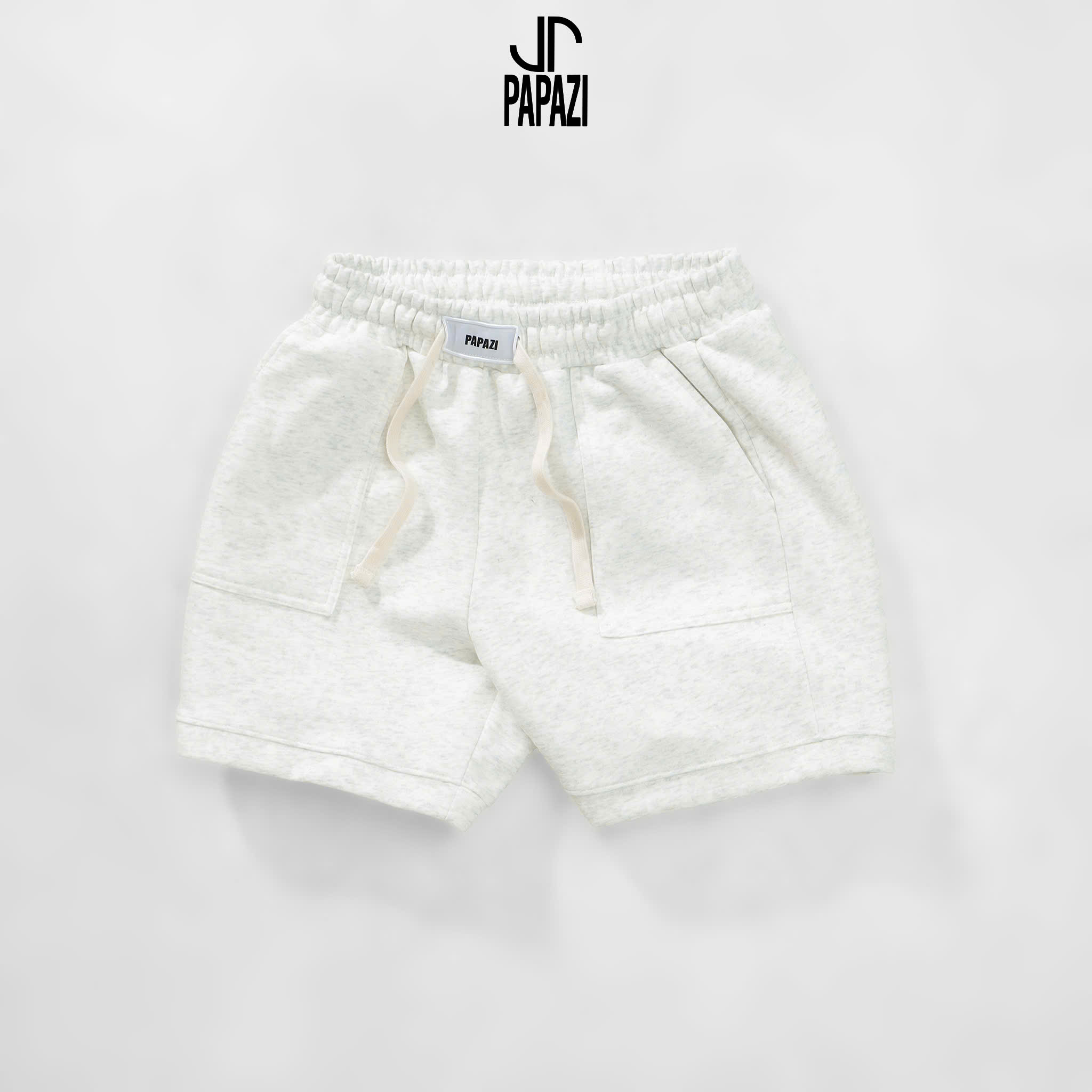 Quần short nỉ QSN00002 PAPAZI Unisex 2 Da 350gsm , chất mền mịn , co giãn thoải mái