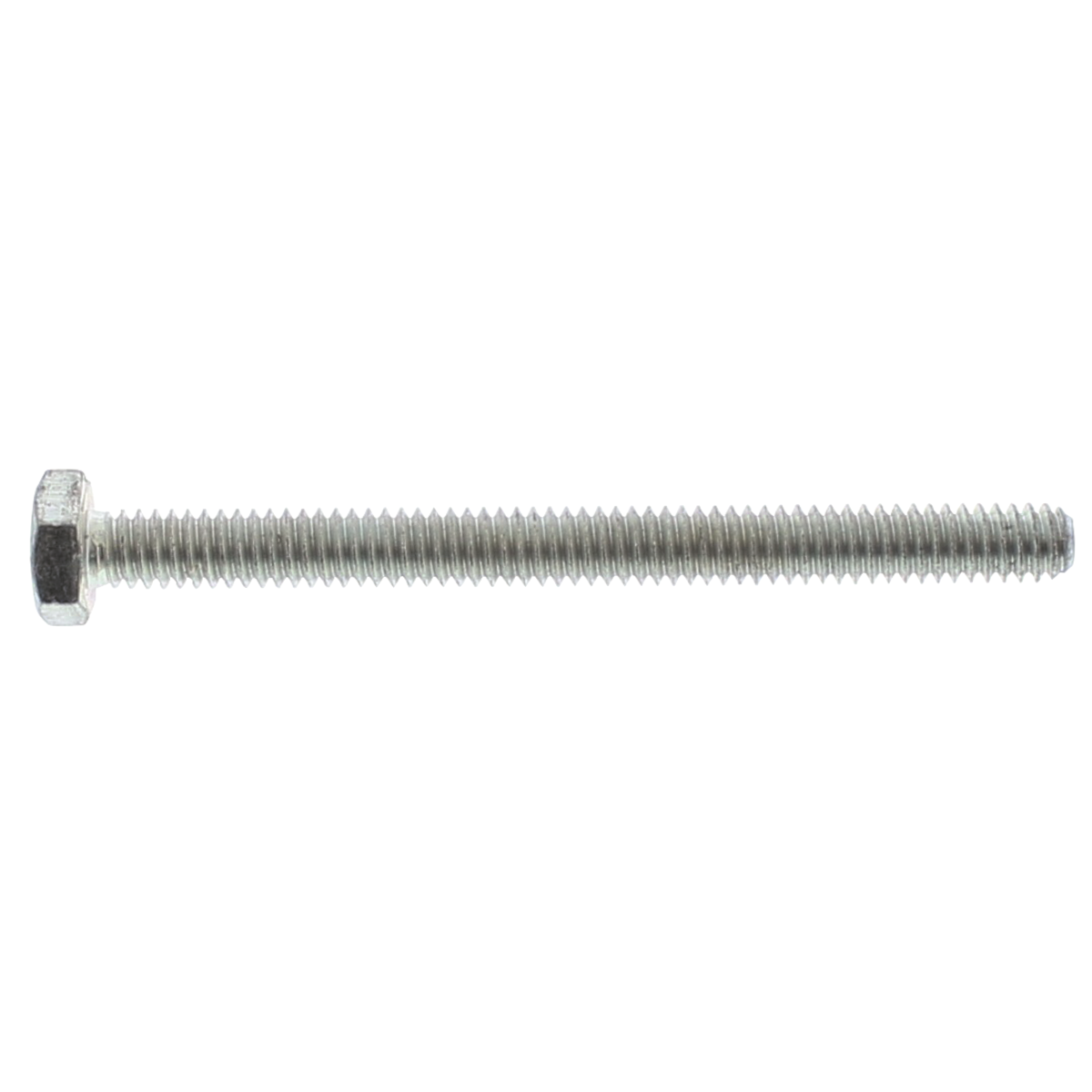 1/4"-20 x 1-1/2" Hex Tap Bolts — SAE J429 Grade 5, Coarse Thread, Zinc, 100/PKG