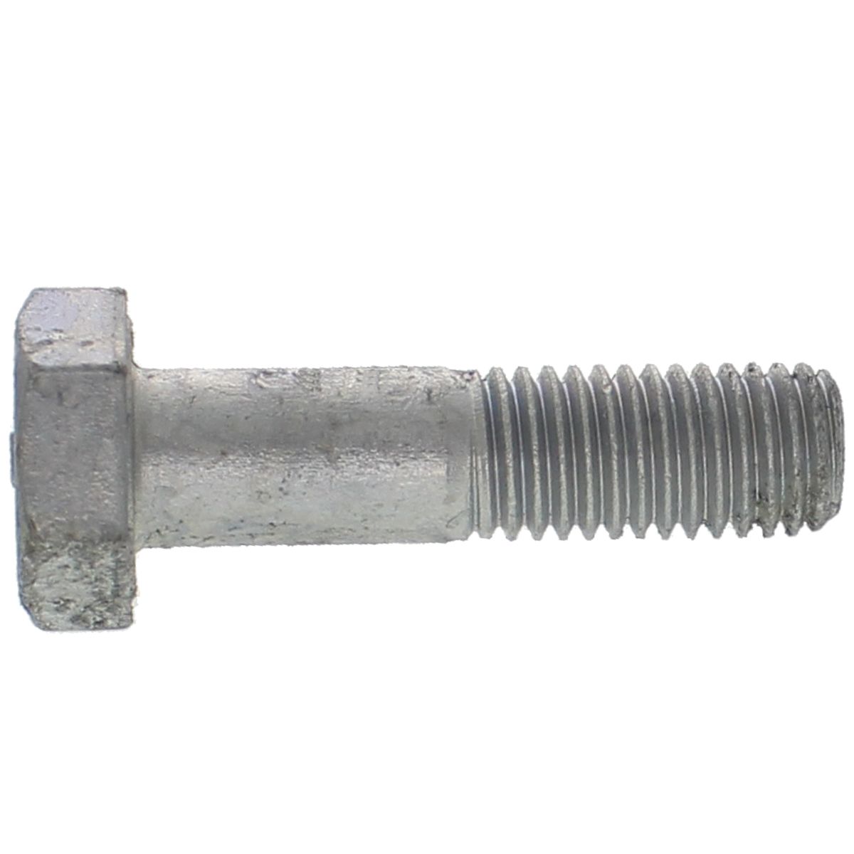 1"-8 x 2-1/2" Heavy Hex Bolts — ASTM A325 Type 1, Coarse Thread, Galvanized, 1/PKG