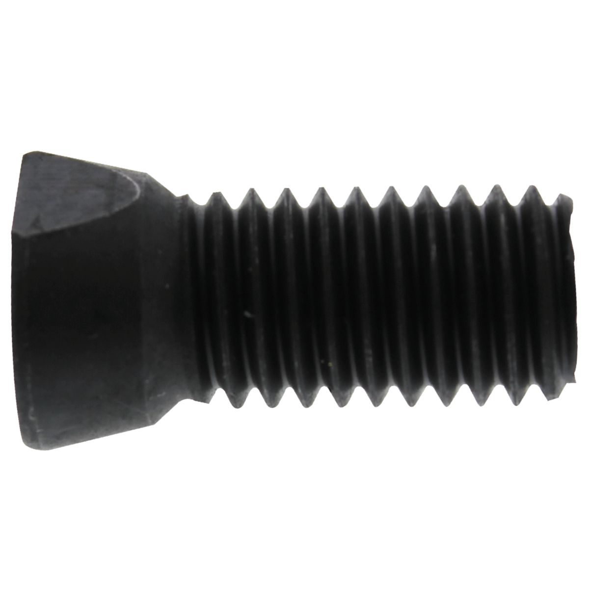 1/2"-13 x 1-1/4" Clipped Head Plow Bolts — SAE J429 Grade 5, Coarse Thread, Plain, 50/PKG
