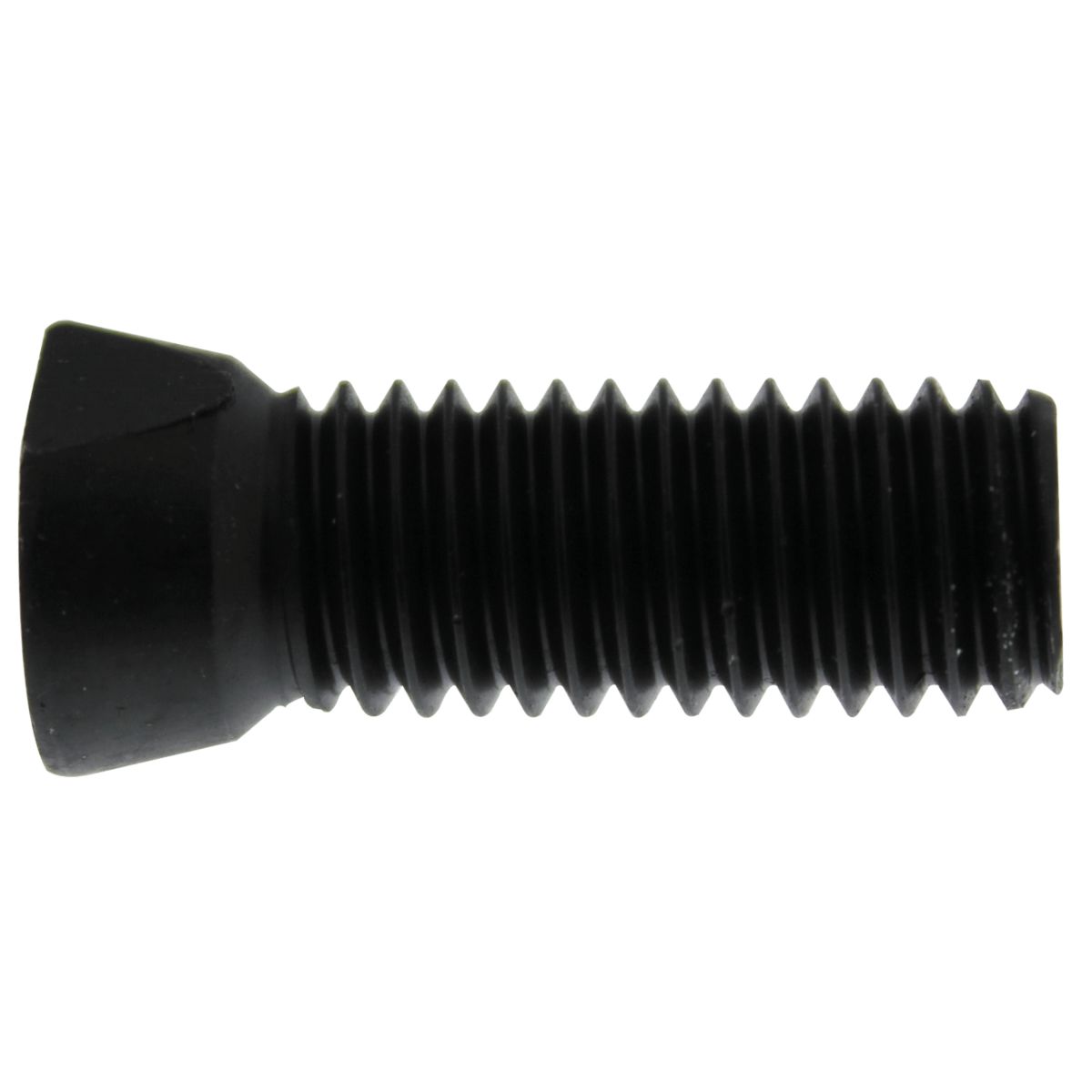 1/2"-13 x 1-1/2" Clipped Head Plow Bolts — SAE J429 Grade 5, Coarse Thread, Plain, 50/PKG