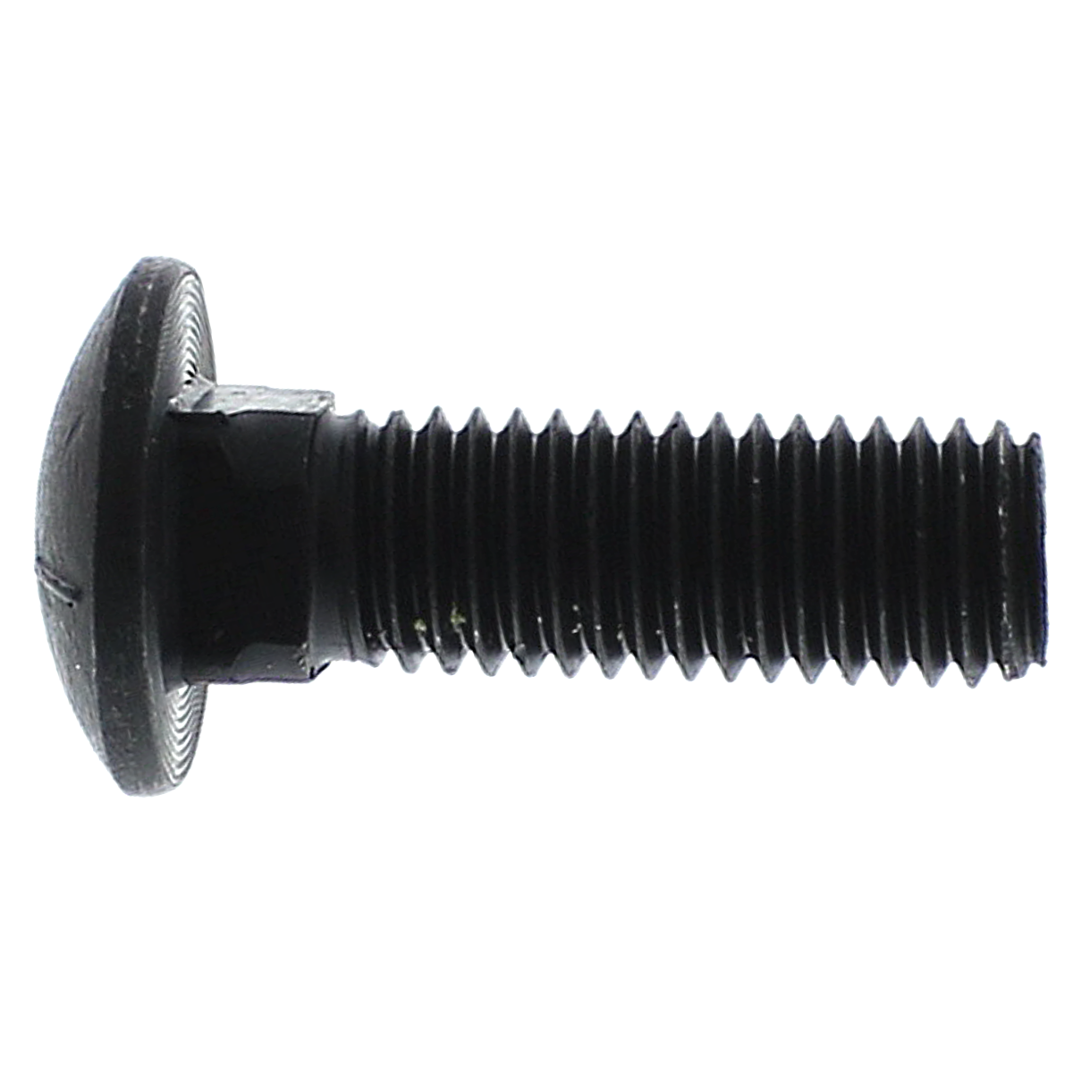 5/8"-11 x 2" Carriage Bolts — SAE J429 Grade 5, Coarse Thread, Plain 10/PKG