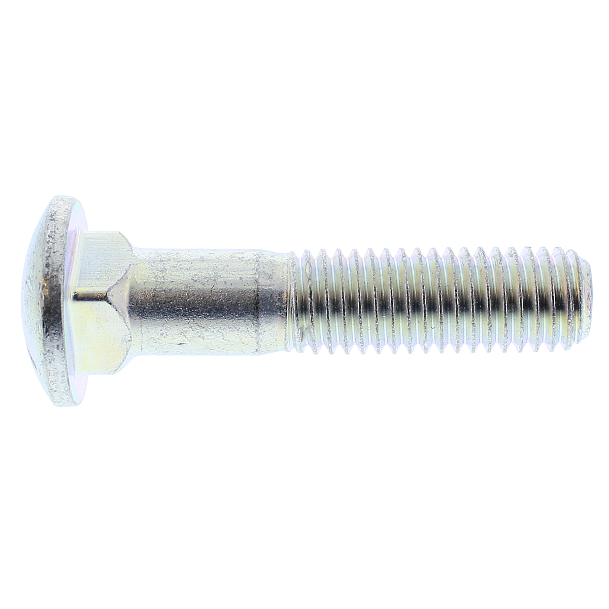 5/8"-11 x 3" Carriage Bolts — SAE J429 Grade 5, Coarse Thread, Zinc, 10/PKG