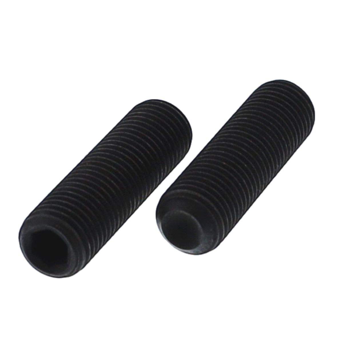7/16"-20 x 1-1/2" Socket Set Screw Alloy Steel Heat Treated, Cup Point, Fine, Black Oxide 100/PKG