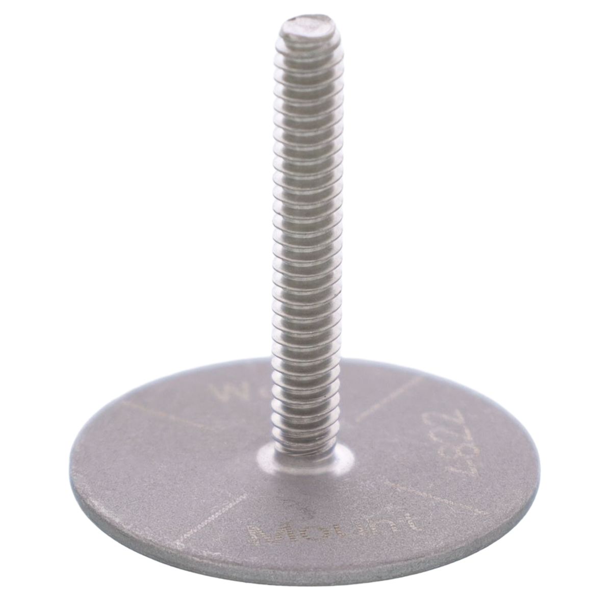 Weld Mount #10-24 x 3/4" 304 Stainless Steel Stud 1.25" Base